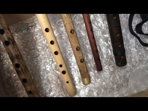 Flutes From Erik the Flutemaker (Unboxing)
