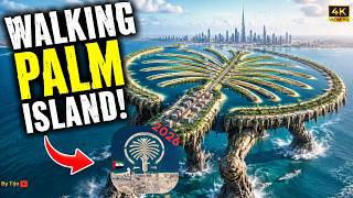 Morning at Palm 🌴 Island Dubai 2026 🇦🇪 | 😍 Relaxing Walk 🚶‍♂️🌊 in 4K 🎥✨ | By Tijo 💙