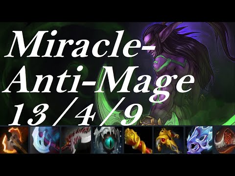 Miracle- Anti-Mage vs Cooman Terrorblade - almost lost - dota2