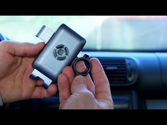 حامل جوال يوجرين على فتحة مكيف السيارة - أسود