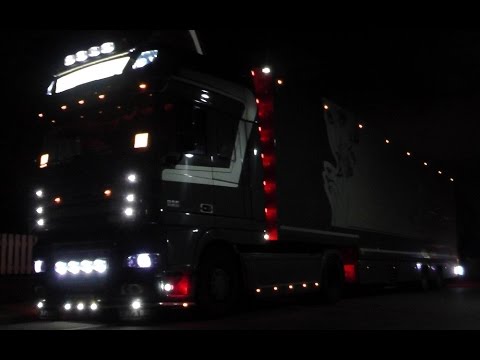 DAF XF105.460 SSC Kroon & Zn b.v. AT NIGHT!!!