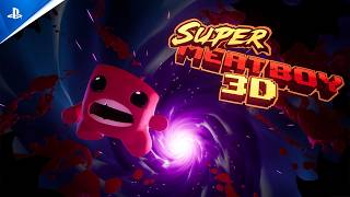 🟥Super Meat Boy 3D: Dark World Gameplay | PS5 Trailer Breakdown Trailer