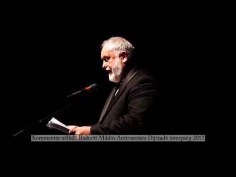 Radnóti Miklós Antirasszista Díjátadó ünnepség 2017