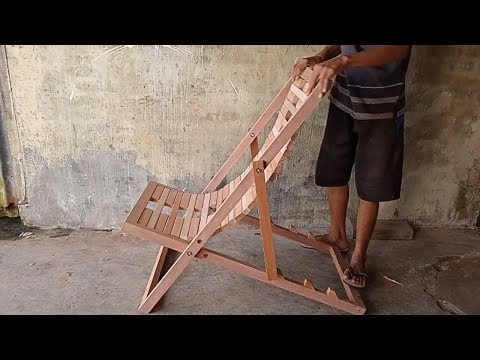 MEMBUAT KURSI SANTAI KURSI MALAS DARI KAYU