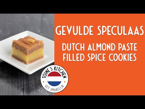 How to Make Gevulde Speculaas: Dutch Almond Paste Filled Spice Cookies