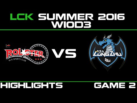KT vs LZ Game 2 Highlights LCK Champions 2016 W10D3 KT Rolster vs Longzhu   LZ vs KT   LCK LOL