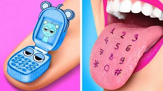 ARTESANATO DE ESCOLA DE UMA COR || Estudante VS Professor *Ideias Criativas & Fofas por 123GO SCHOOL