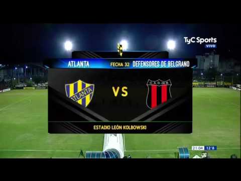 Atlanta 2-1 Defensores.19/05/2017'