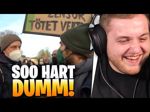 😂❌Auf der FALSCHEN DEMO! REAKTION auf Corona-Proteste in Hamburg | Trymacs Stream Highlights