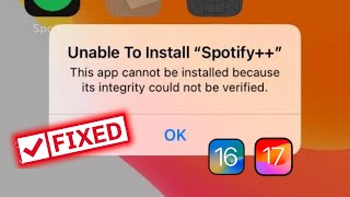 (2023) How To Fix This App Could Not Be Installed Because Its Integrity Could Not Be Verified iOS 17