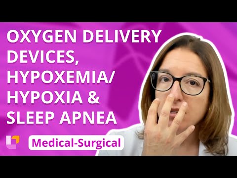 Oxygen Delivery Devices, Hypoxemia/Hypoxia, Sleep Apnea -  Med-Surg  - Respiratory | @LevelUpRN
