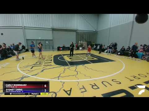 106 Lbs Round 2 (8 Team) - Carly Rodriguez, Texas Blue Vs Sydney Uhrig, South Dakota Blue 1dad