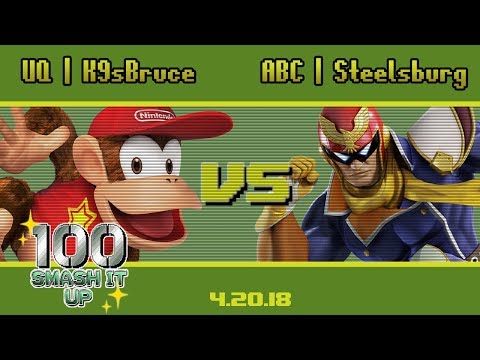 VQ | K9sBruce (Diddy Kong) vs ABC | Steelsburg (C.Falcon) - Wii U - SIU 100