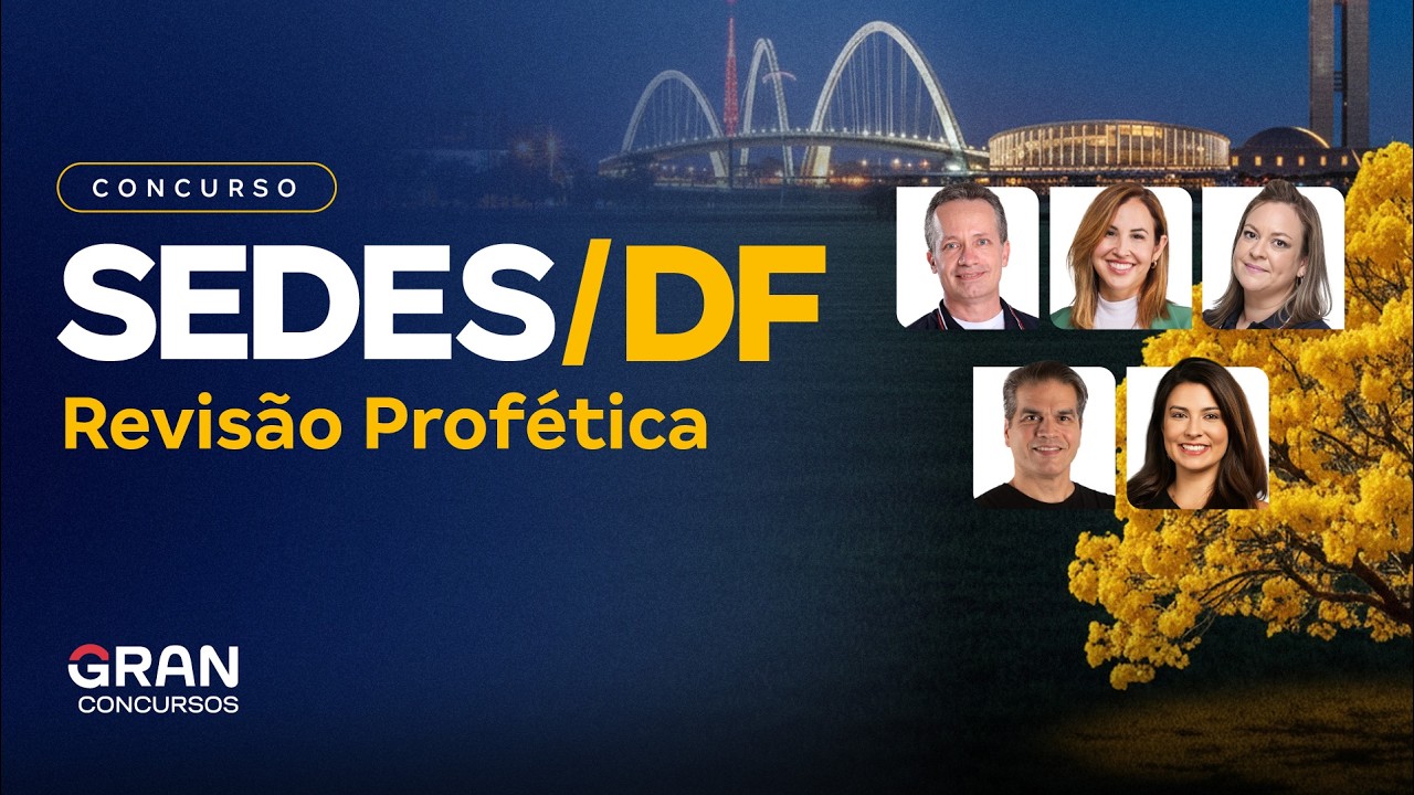 Concurso SEDES DF | Revisão Profética