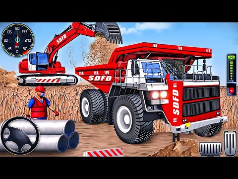 City Road Builder Highway Construction - Excavator Loading Simulator 3D - Android GamePlay #2
