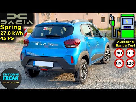 2023 Dacia Spring Electric 45 PS  TEST DRIVE ⚡ Acceleration + Topspeed + EV Consumption + Range