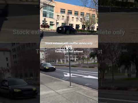 muffler delete only VS. full exhaust system