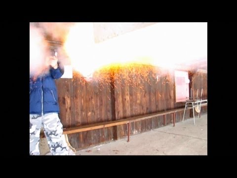 Shooting Black Powder Slow Motion HD