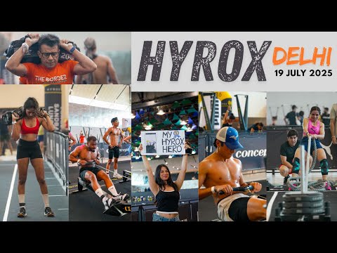 HYROX Delhi 2025 Full Experience | All Workout Stations! @HYROX_OFFICIAL