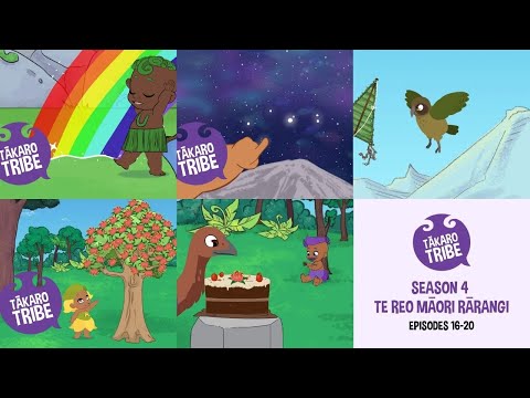 16-20 Rārangi | Tākaro Tribe Season 4 | Te Reo Māori | Learn Te Reo Māori | Kids Cartoon