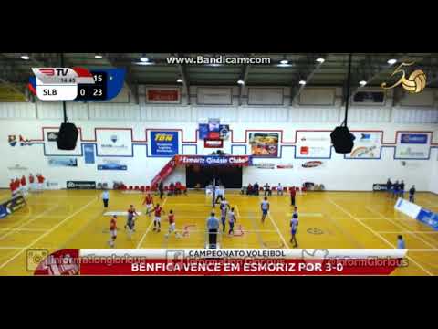 Voleibol, 19ª jornada: Esmoriz GC 0-3 SL Benfica