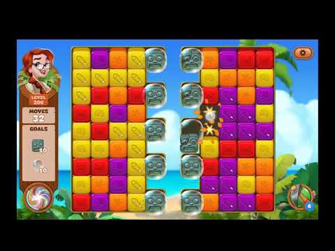 Lost Island Blast Adventure Level 206 NO BOOSTERS - A S GAMING