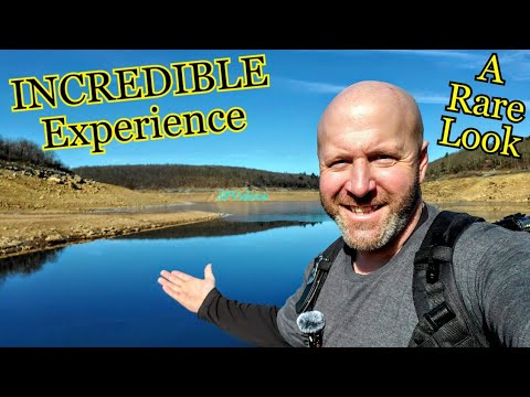 EXPLORING EXPOSED AREAS at Francis E Walter Dam Reservoir