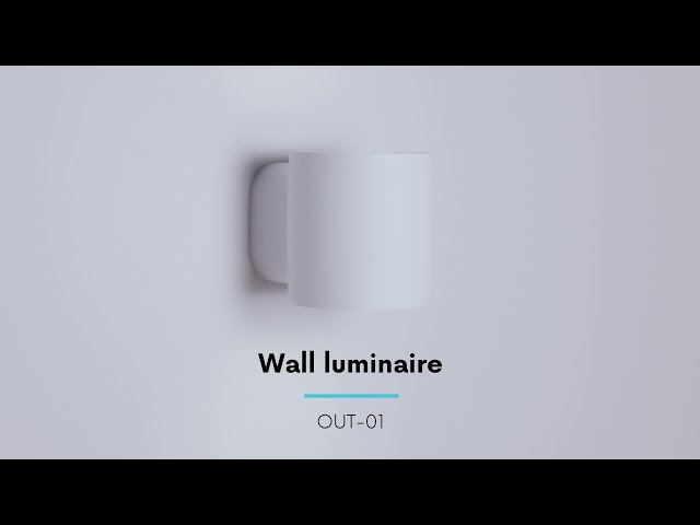 plejd Outdoors wall luminaire out wall luminaire white