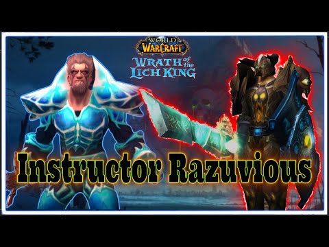 WOTLK Naxxramas 10 - Instructor Razuvious - Protection Warrior POV [ Tank ]