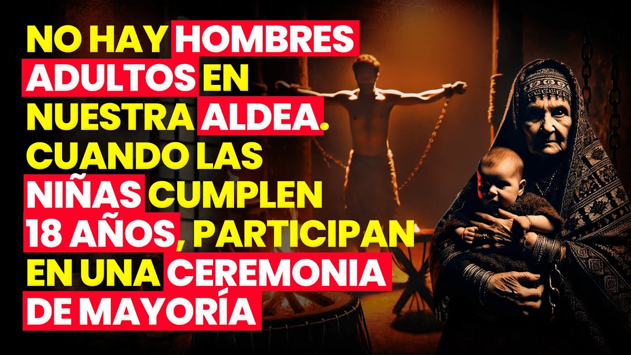 No hay hombres adultos en nuestra aldea. Cuando las niñas cumplen 18 años...