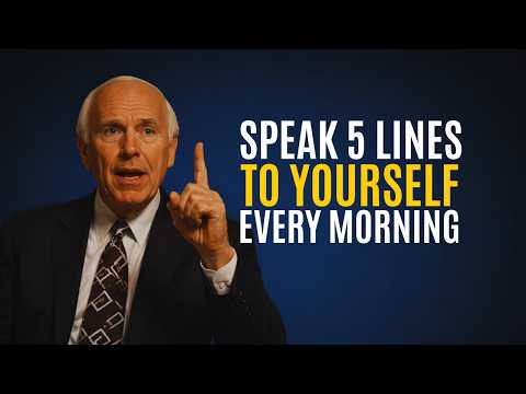 SPEAK 5 LINES TO YOURSELF EVERY MORNING - Jim Rohn Motivation