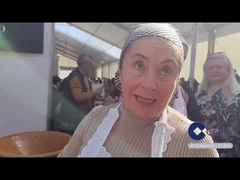 Preparando carnes en Fiesta Matanza Villanueva de Córdoba