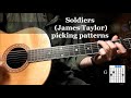 James Taylor Soldiers - guitar lesson
