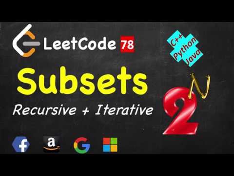 Learn Subsets | LeetCode 78 | C Java Python | Power Set - Mind Luster