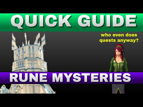 [RS3]: Rune Mysteries Quick Quest Guide - 2020