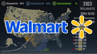 The Rise and Rise of Walmart, Mapped (1962-2025)