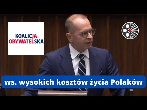 Michał Szczerba: Alarm o inflacji i zadłużeniu emerytów