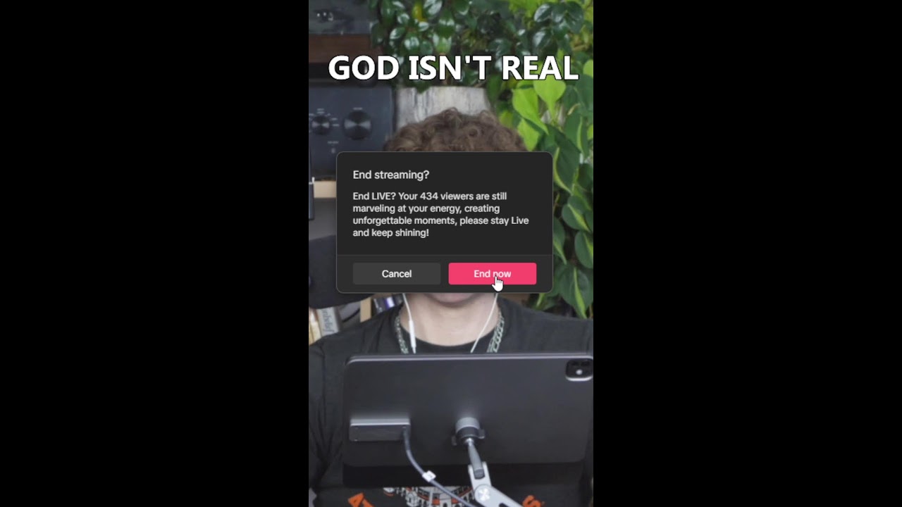 Debating the existence of God  [4/11/2026] (Portrait)