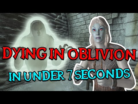 Dying in Oblivion in Under 7 Seconds! - Death% Speedrun
