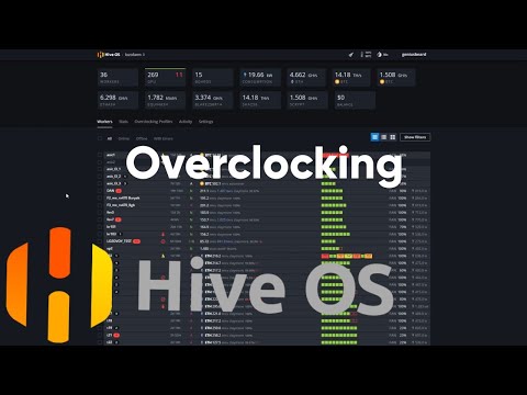 Overclocking in Hiveon OS