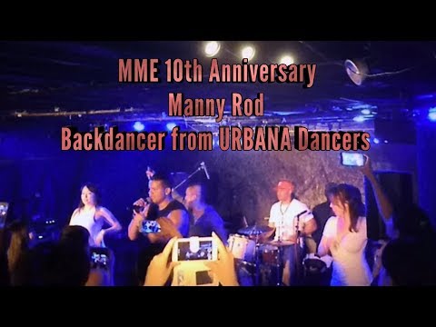 MME 10th Anniversary Manny Rod Back dancer from URBANA Dancers