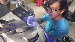 Future 2022 LED 125 Phú Quốc Độ Bi Led Quá Đẹp Và Đơn Giản tại T23Shop Cần Thơ