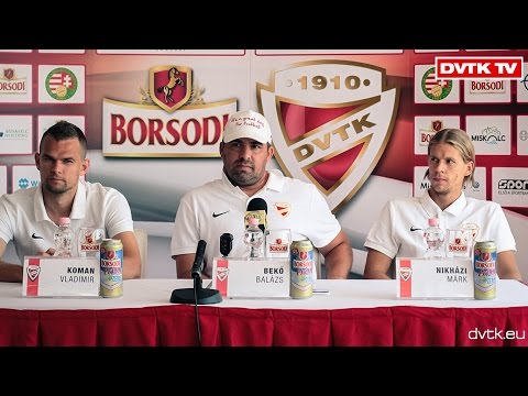 A DVTK - Vasas mérkőzés előtt | 2015. július 17. | DVTK TV