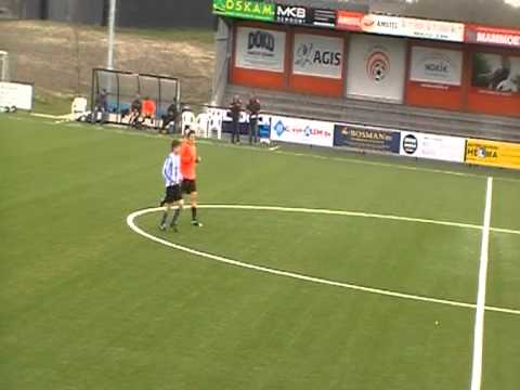 26 maart 2011 VV De Meern B2 - IJFC B1 8-1, Thomas kramp, Max schiet bal uit?
