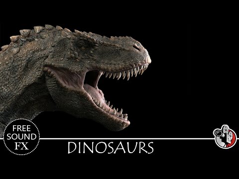 Dinosaur Sounds (Large deep roars) | No Copyright
