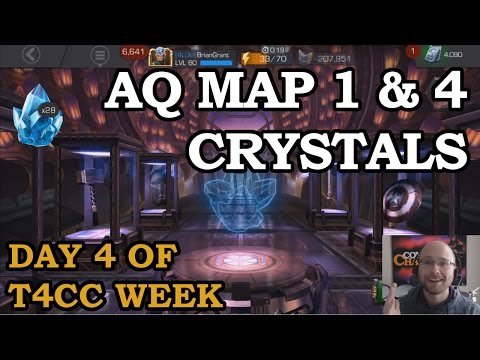 Day 4 of T4CC Week - AQ Map 1 and 4 | Marvel Contest of Champions Crystal Opening