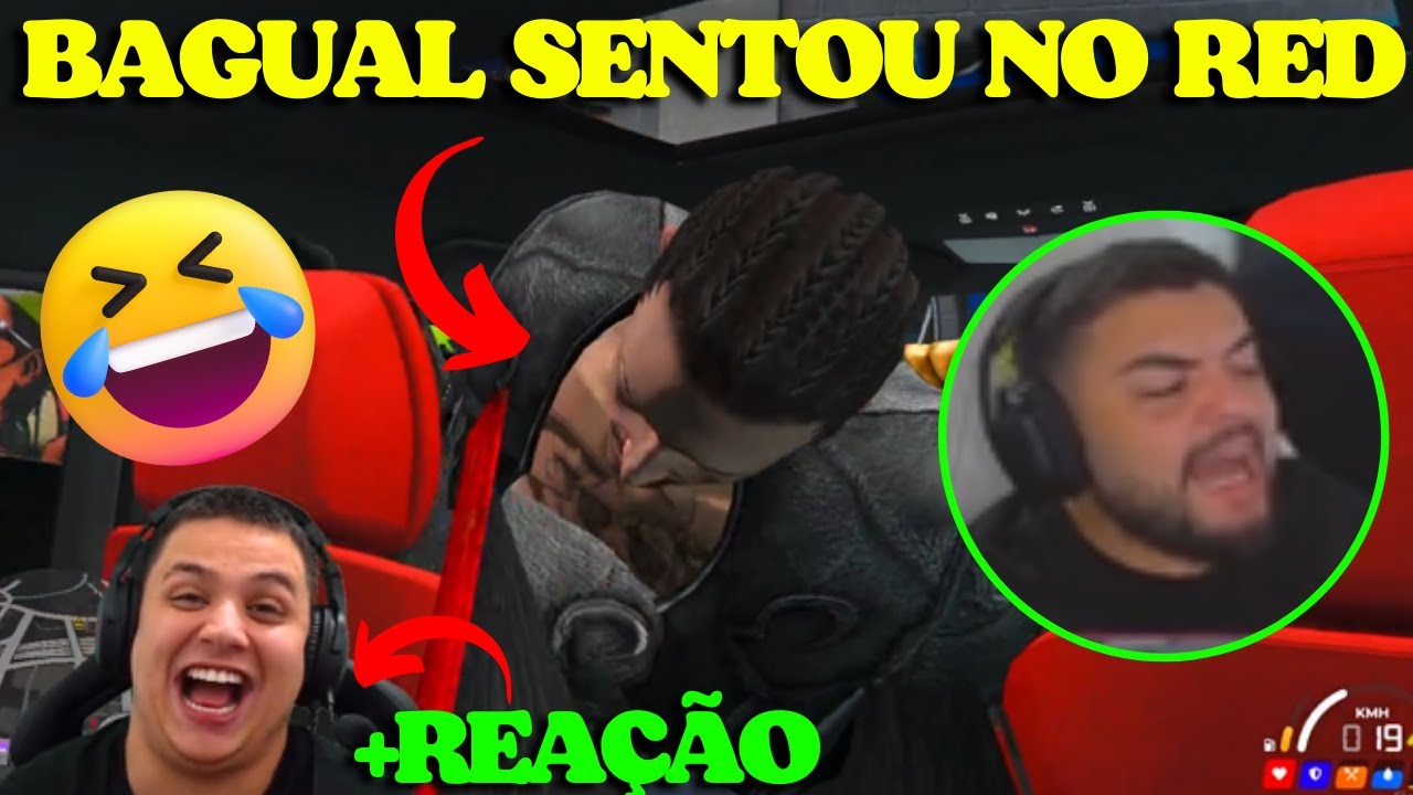 REAÇÃO DO PAULINHO COM BAGUAL SENTANDO NO RED! 😂