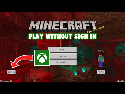 How To Play Multiplayer With Friends In Minecraft PE without signing in To Xbox Live.