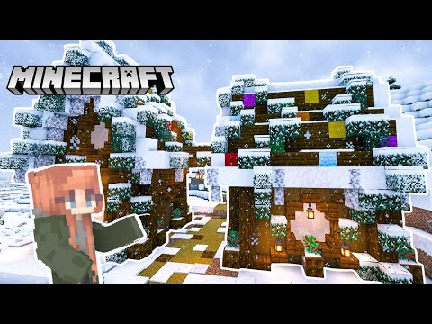 🎄 Epic Gingerbread Library & Enchanting Tower in Red's World | Minecraft Let's Play Ep 5 🏰