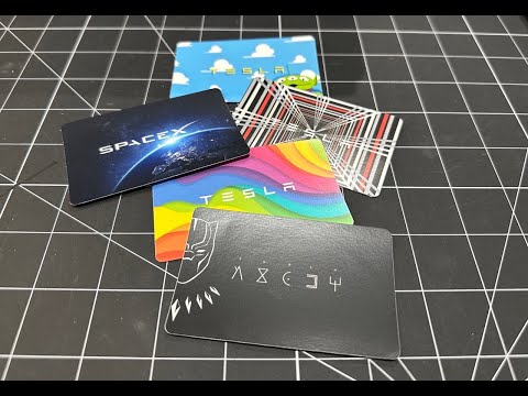 Tesla Key Card Wrap Install Video - TeslaEmblems.com
